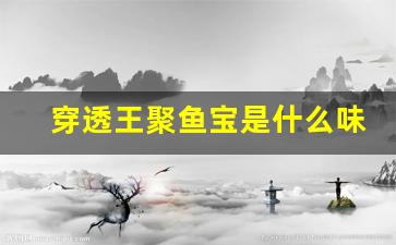 穿透王聚魚(yú)寶是什么味型的